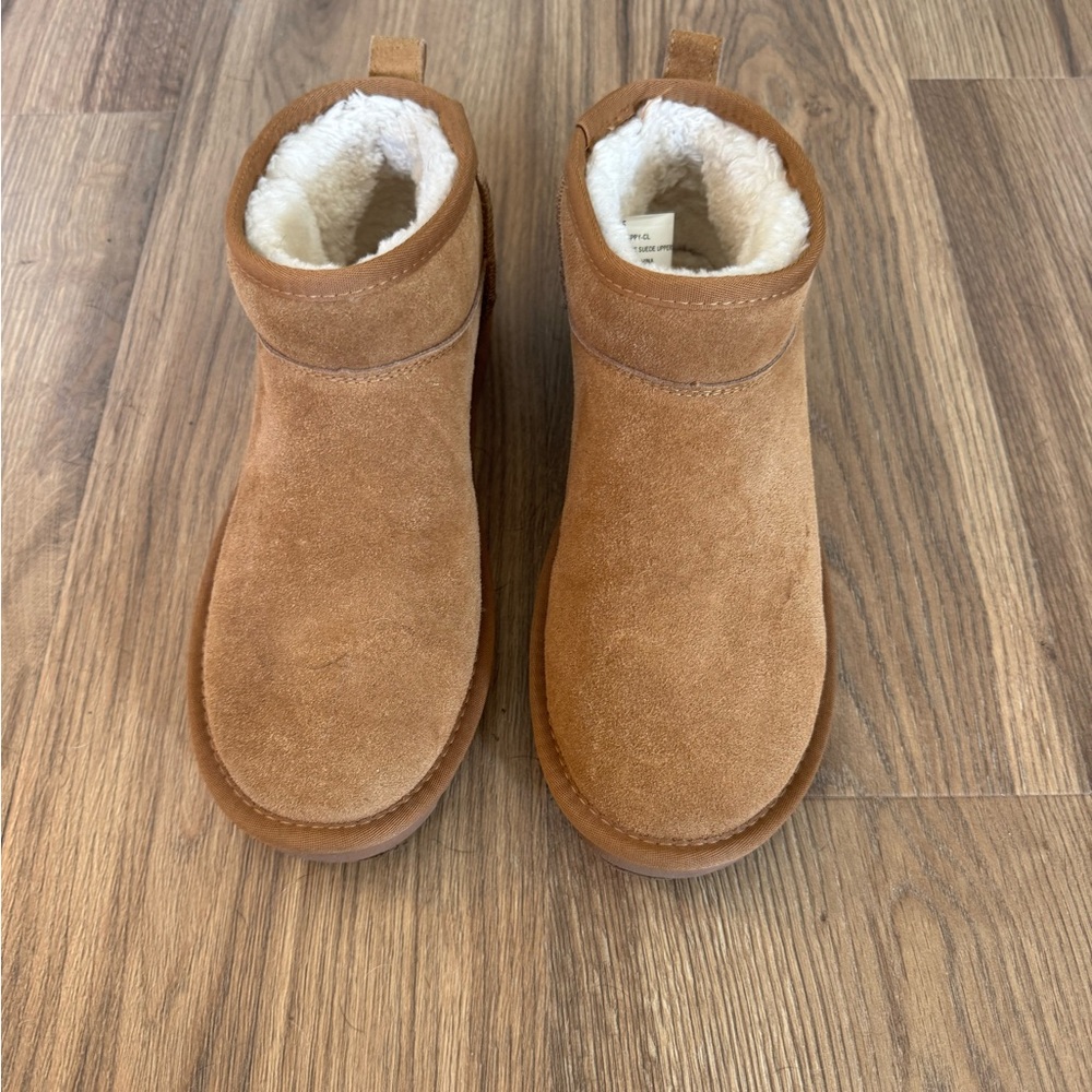 Project Cloud Cozy Tan Suede Women's shoes